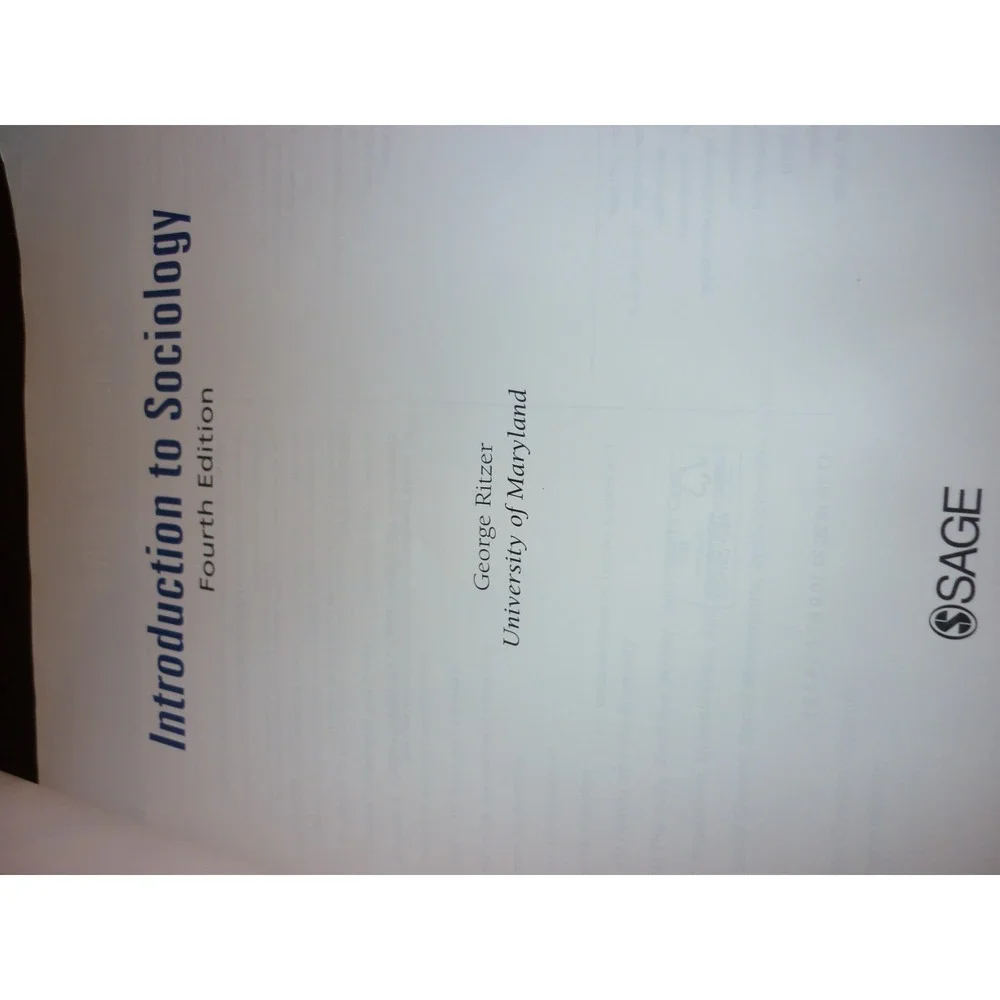Introduction to Sociology - Paperback‎ By Ritzer, George - VERY GOOD